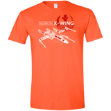 T-Shirts Orange / S T-65 X-Wing Men's Semi-Fitted Softstyle
