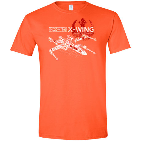 T-Shirts Orange / S T-65 X-Wing Men's Semi-Fitted Softstyle