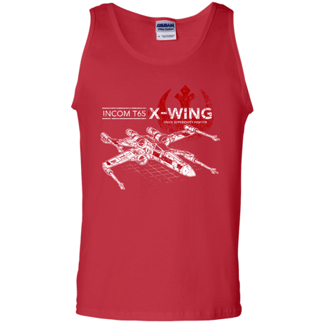 T-Shirts Red / S T-65 X-Wing Men's Tank Top