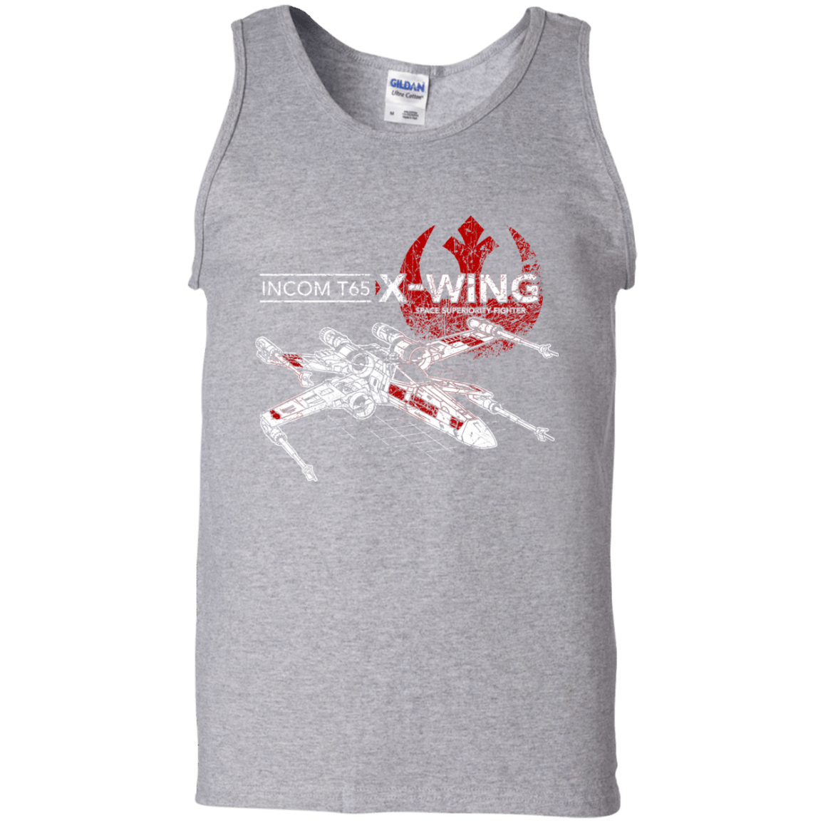 T-Shirts Sport Grey / S T-65 X-Wing Men's Tank Top