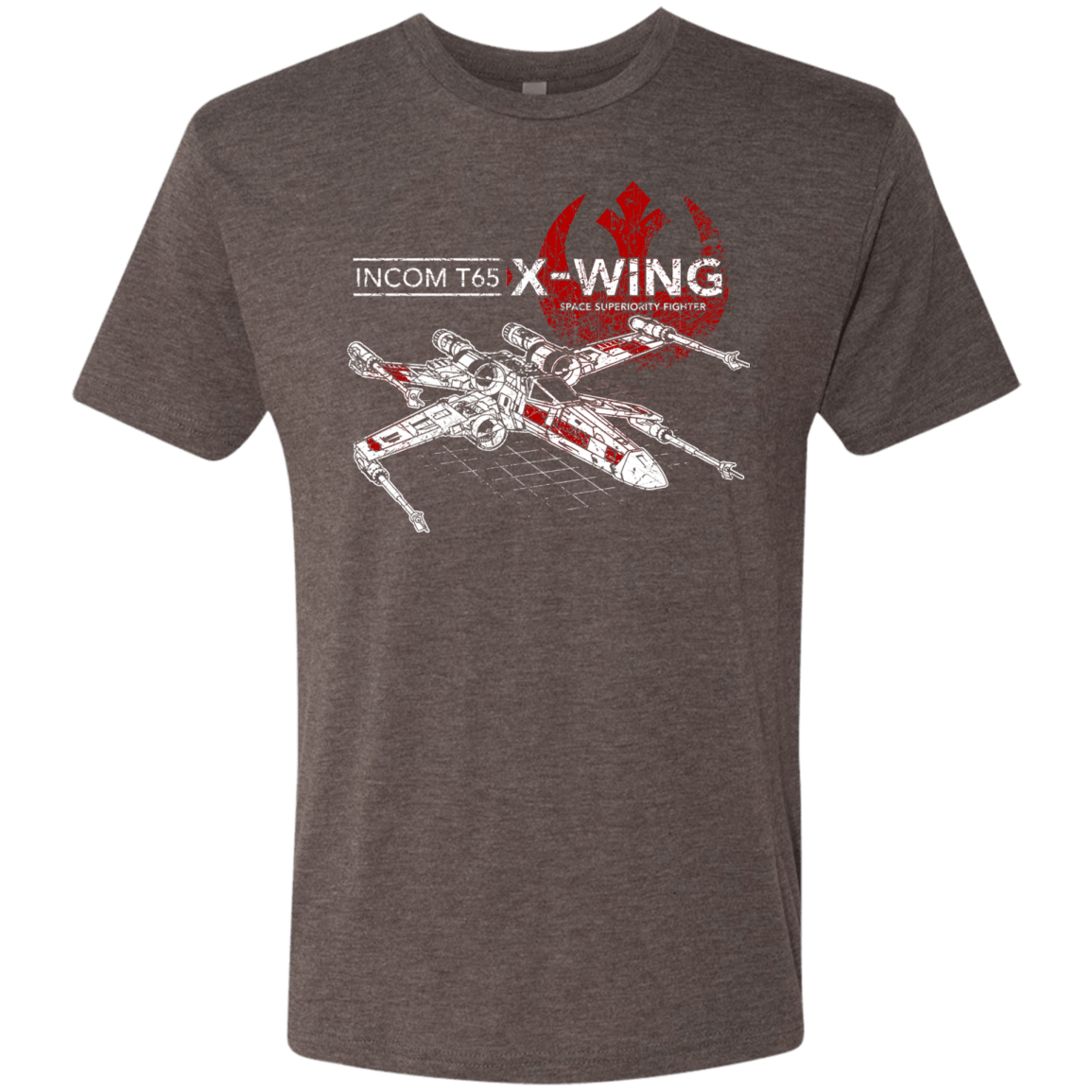 T-Shirts Macchiato / S T-65 X-Wing Men's Triblend T-Shirt