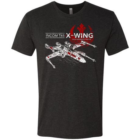 T-Shirts Vintage Black / S T-65 X-Wing Men's Triblend T-Shirt