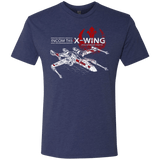 T-Shirts Vintage Navy / S T-65 X-Wing Men's Triblend T-Shirt