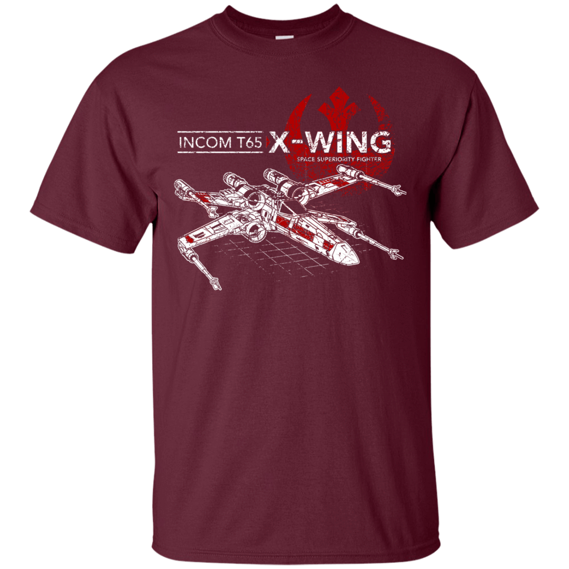 T-Shirts Maroon / S T-65 X-Wing T-Shirt
