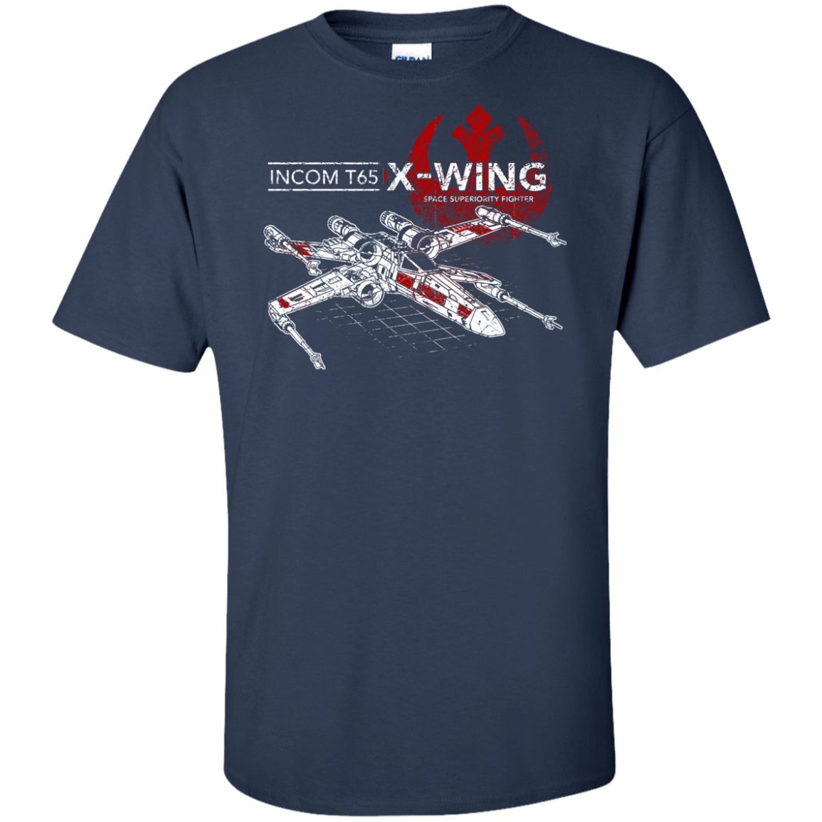 T-Shirts Navy / XLT T-65 X-Wing Tall T-Shirt
