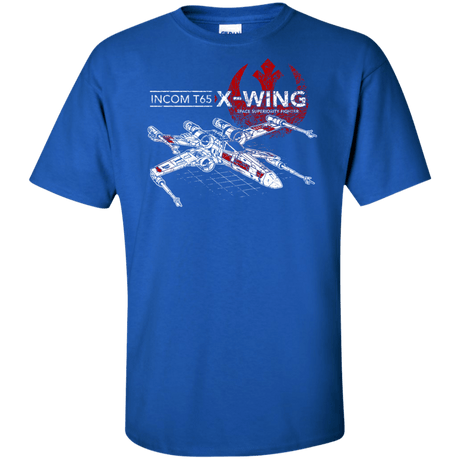 T-Shirts Royal / XLT T-65 X-Wing Tall T-Shirt