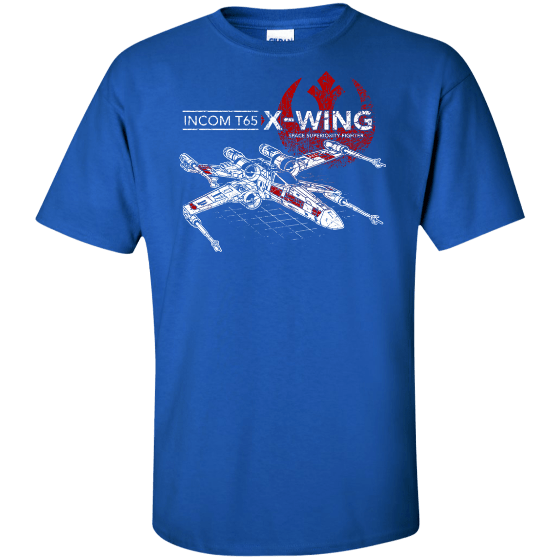 T-Shirts Royal / XLT T-65 X-Wing Tall T-Shirt