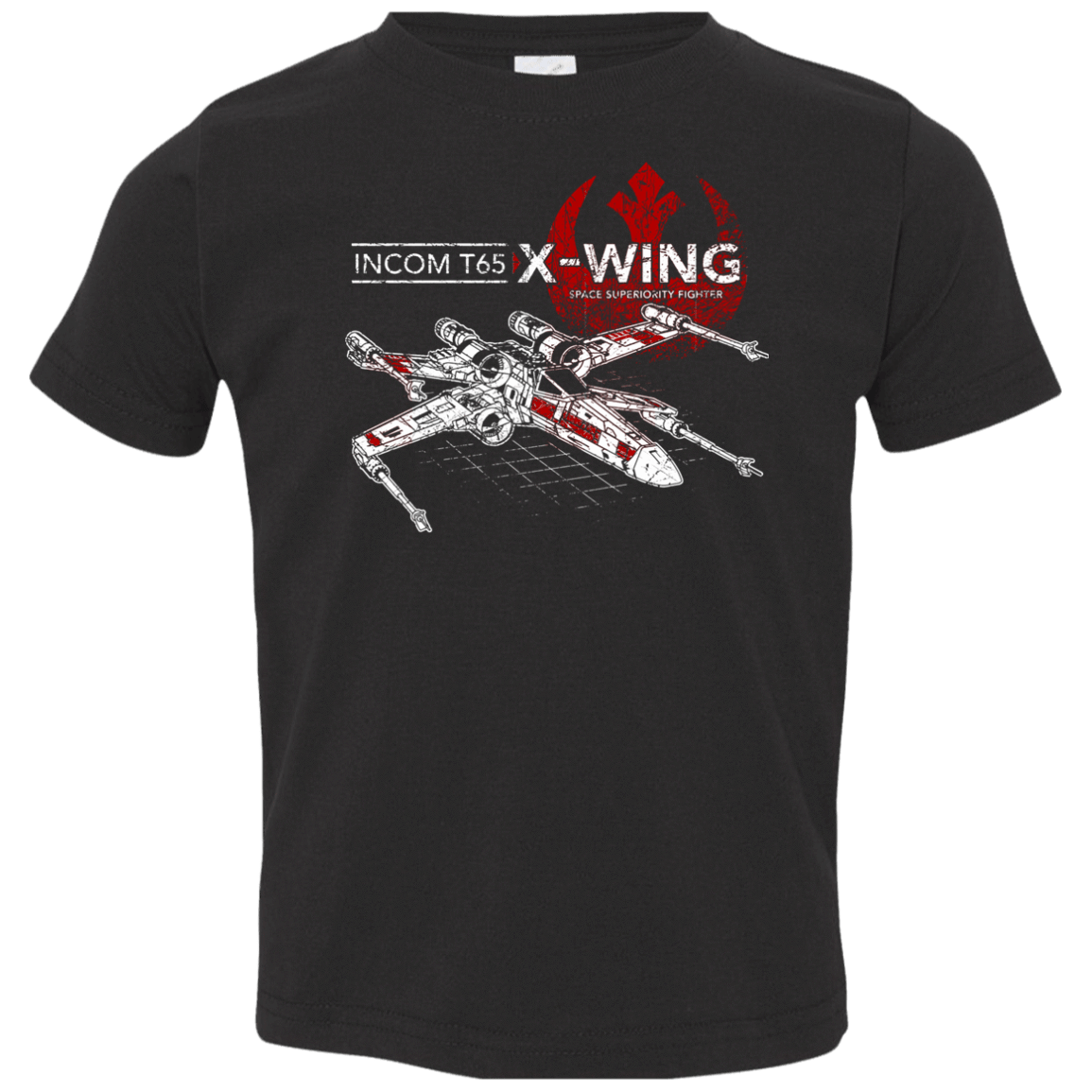 T-Shirts Black / 2T T-65 X-Wing Toddler Premium T-Shirt