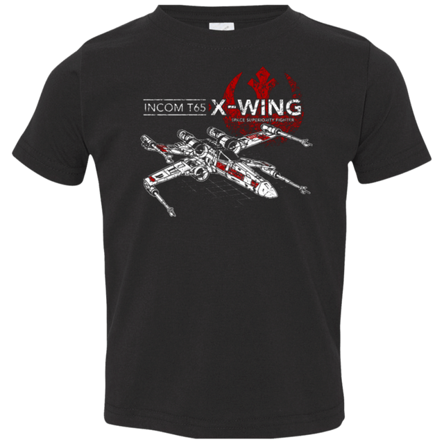 T-Shirts Black / 2T T-65 X-Wing Toddler Premium T-Shirt