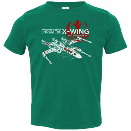 T-Shirts Kelly / 2T T-65 X-Wing Toddler Premium T-Shirt