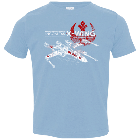 T-Shirts Light Blue / 2T T-65 X-Wing Toddler Premium T-Shirt