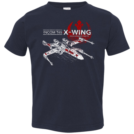 T-Shirts Navy / 2T T-65 X-Wing Toddler Premium T-Shirt