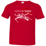 T-Shirts Red / 2T T-65 X-Wing Toddler Premium T-Shirt