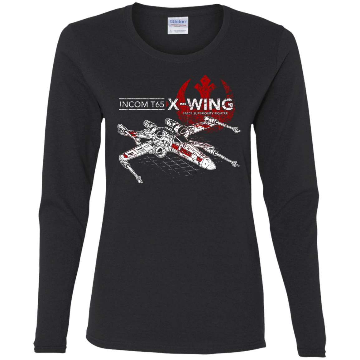 T-Shirts Black / S T-65 X-Wing Women's Long Sleeve T-Shirt