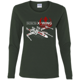 T-Shirts Forest / S T-65 X-Wing Women's Long Sleeve T-Shirt