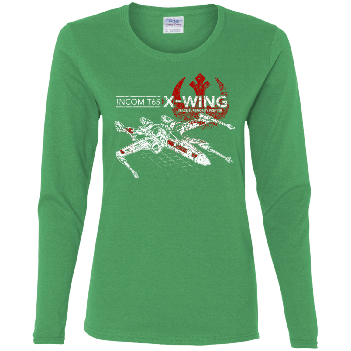 T-Shirts Irish Green / S T-65 X-Wing Women's Long Sleeve T-Shirt