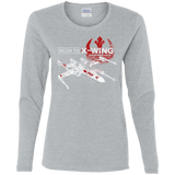 T-Shirts Sport Grey / S T-65 X-Wing Women's Long Sleeve T-Shirt