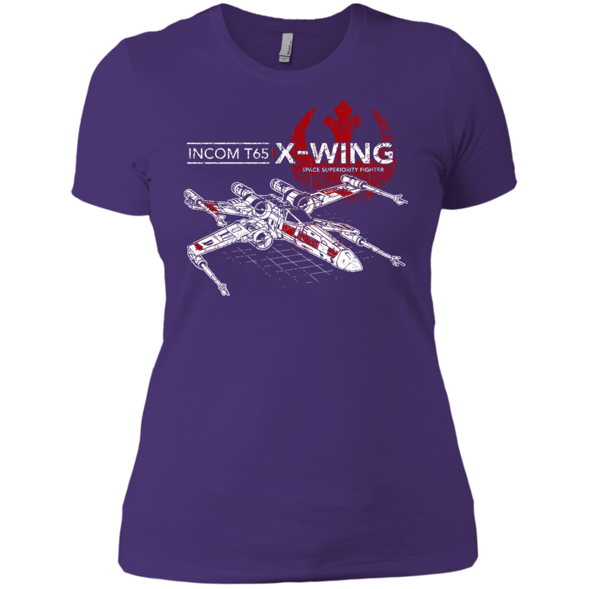 T-Shirts Purple Rush/ / X-Small T-65 X-Wing Women's Premium T-Shirt
