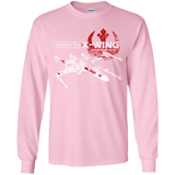 T-Shirts Light Pink / YS T-65 X-Wing Youth Long Sleeve T-Shirt