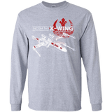 T-Shirts Sport Grey / YS T-65 X-Wing Youth Long Sleeve T-Shirt