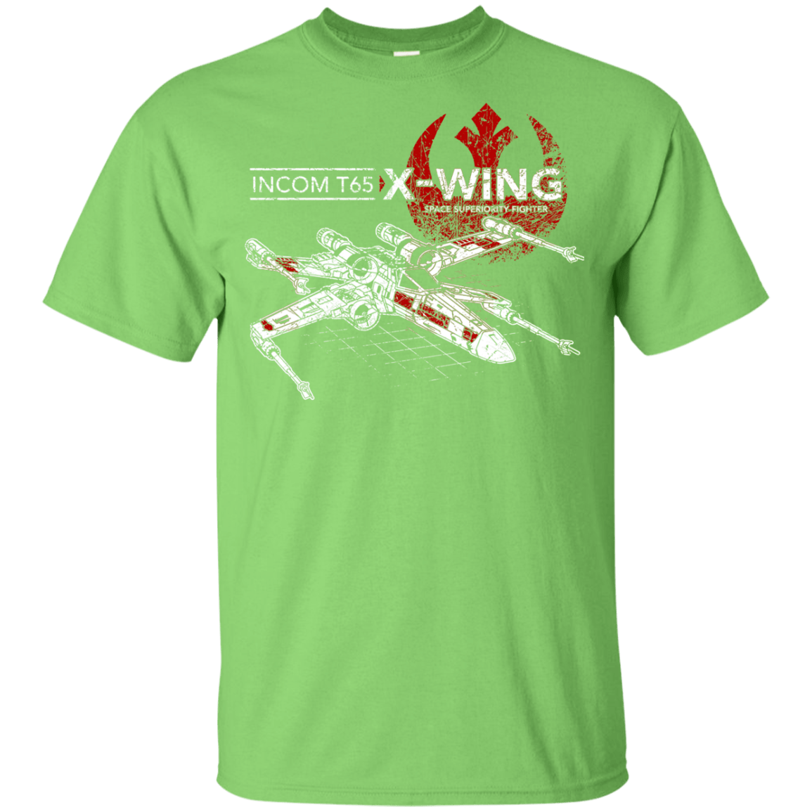 T-Shirts Lime / YXS T-65 X-Wing Youth T-Shirt