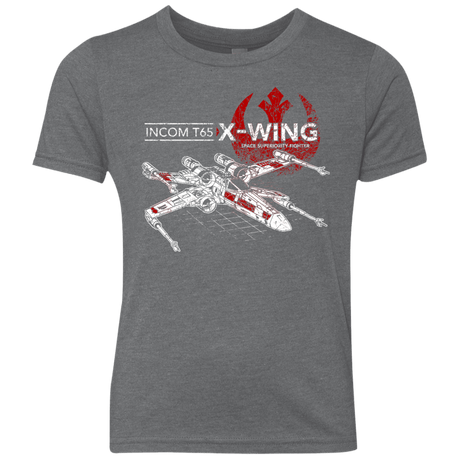 T-Shirts Premium Heather / YXS T-65 X-Wing Youth Triblend T-Shirt
