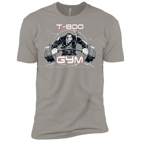 T-Shirts Light Grey / YXS T-800 gym Boys Premium T-Shirt