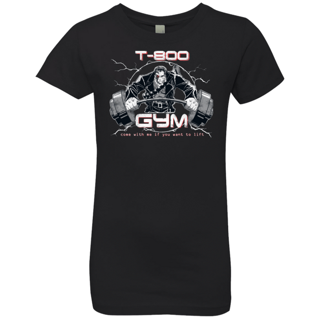 T-Shirts Black / YXS T-800 gym Girls Premium T-Shirt