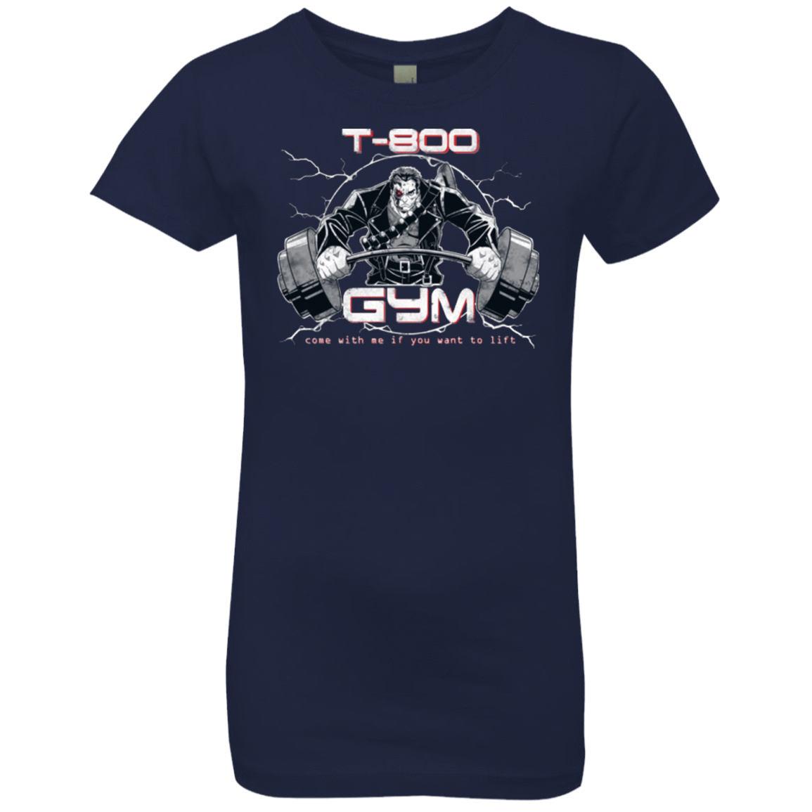 T-Shirts Midnight Navy / YXS T-800 gym Girls Premium T-Shirt