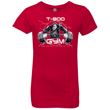 T-Shirts Red / YXS T-800 gym Girls Premium T-Shirt