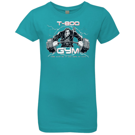 T-Shirts Tahiti Blue / YXS T-800 gym Girls Premium T-Shirt