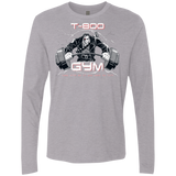 T-Shirts Heather Grey / Small T-800 gym Men's Premium Long Sleeve
