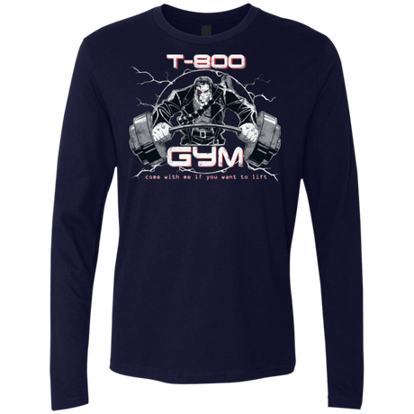 T-Shirts Midnight Navy / Small T-800 gym Men's Premium Long Sleeve