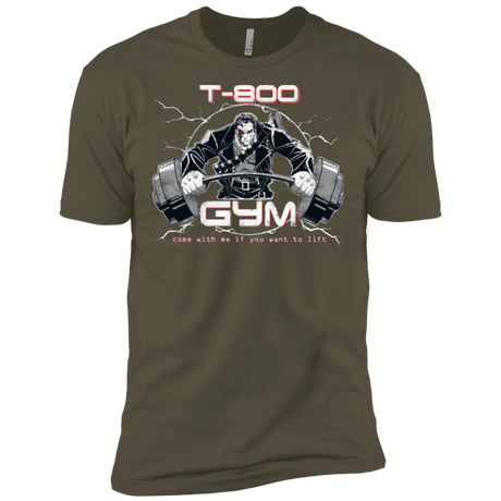 T-Shirts Military Green / X-Small T-800 gym Men's Premium T-Shirt