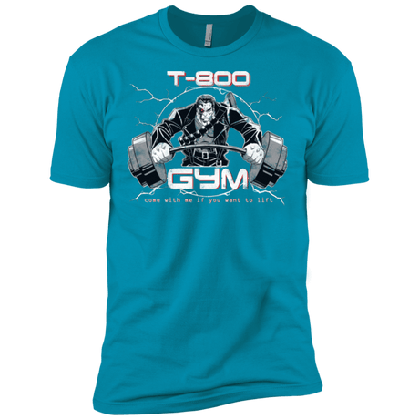 T-Shirts Turquoise / X-Small T-800 gym Men's Premium T-Shirt