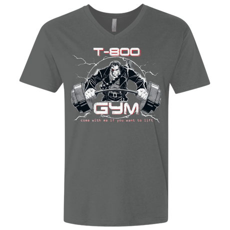 T-Shirts Heavy Metal / X-Small T-800 gym Men's Premium V-Neck