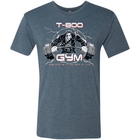 T-Shirts Indigo / Small T-800 gym Men's Triblend T-Shirt