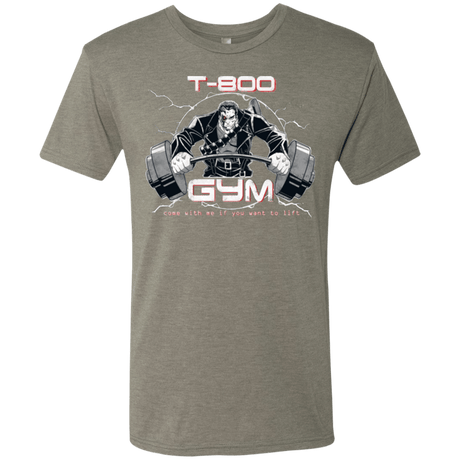 T-Shirts Venetian Grey / Small T-800 gym Men's Triblend T-Shirt
