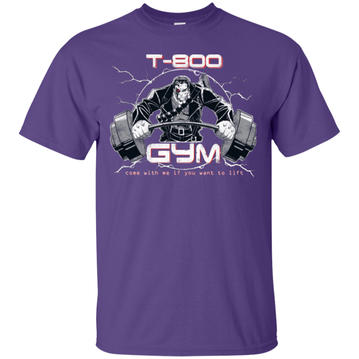 T-Shirts Purple / Small T-800 gym T-Shirt