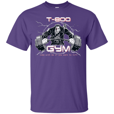 T-Shirts Purple / Small T-800 gym T-Shirt