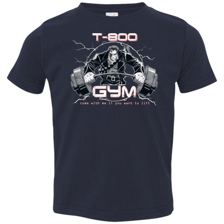 T-Shirts Navy / 2T T-800 gym Toddler Premium T-Shirt