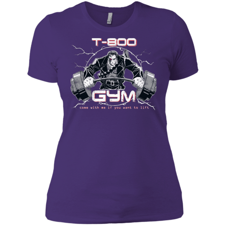 T-Shirts Purple / X-Small T-800 gym Women's Premium T-Shirt