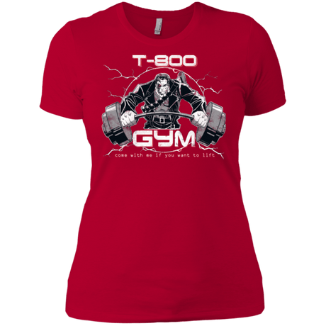 T-Shirts Red / X-Small T-800 gym Women's Premium T-Shirt