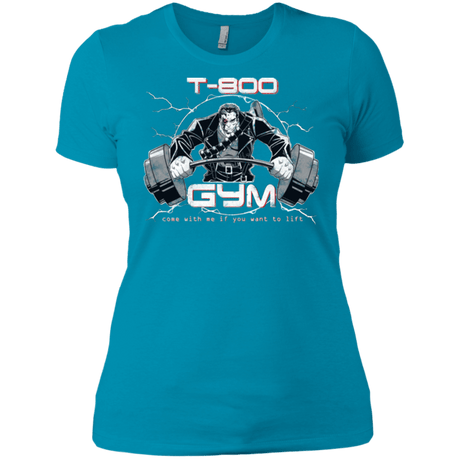 T-Shirts Turquoise / X-Small T-800 gym Women's Premium T-Shirt