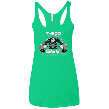 T-Shirts Envy / X-Small T-800 gym Women's Triblend Racerback Tank