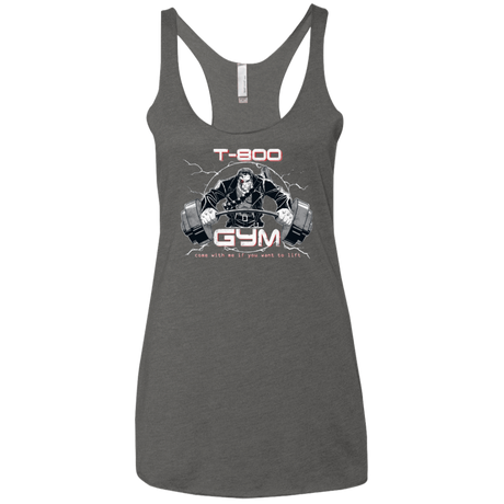 T-Shirts Premium Heather / X-Small T-800 gym Women's Triblend Racerback Tank