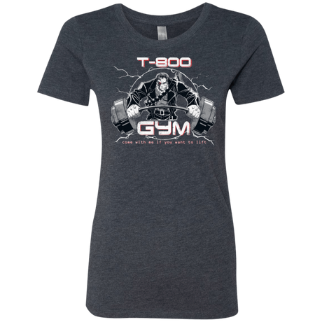 T-Shirts Vintage Navy / Small T-800 gym Women's Triblend T-Shirt