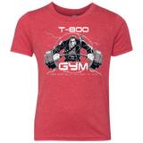 T-Shirts Vintage Red / YXS T-800 gym Youth Triblend T-Shirt