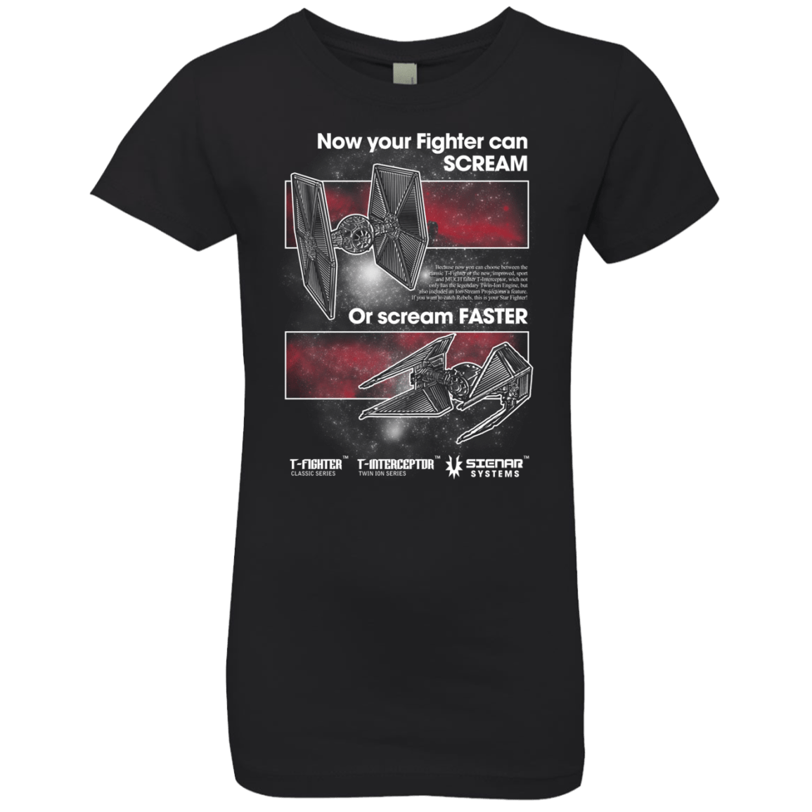 T-Shirts Black / YXS T-Fighters Girls Premium T-Shirt