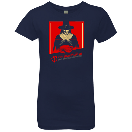 T-Shirts Midnight Navy / YXS T for Thanksgiving Girls Premium T-Shirt